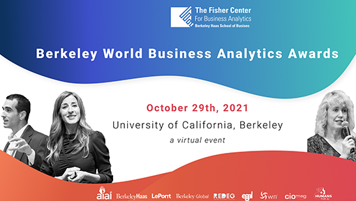 Promotion flyer for 2021 World Business Analytics Award